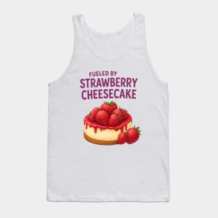 Slice of Heaven: Strawberry Cheesecake Delight Tank Top